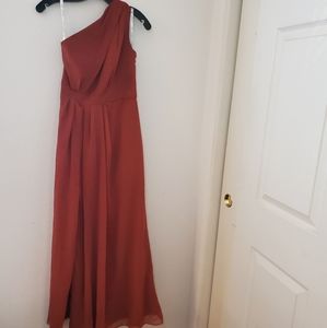 One Shoulder Evening dress